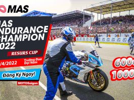 RESURS CUP - MAS Endurance Champion 2022 - Đăng ký tham gia giải đua xe tiếp sức moto pkl