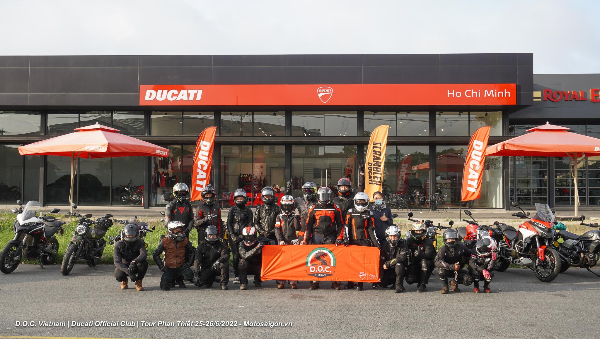 Toàn cảnh chuyến đi ra mắt CLB D.O.C. Vietnam - Ducati Official Club tại Phan Thiết
