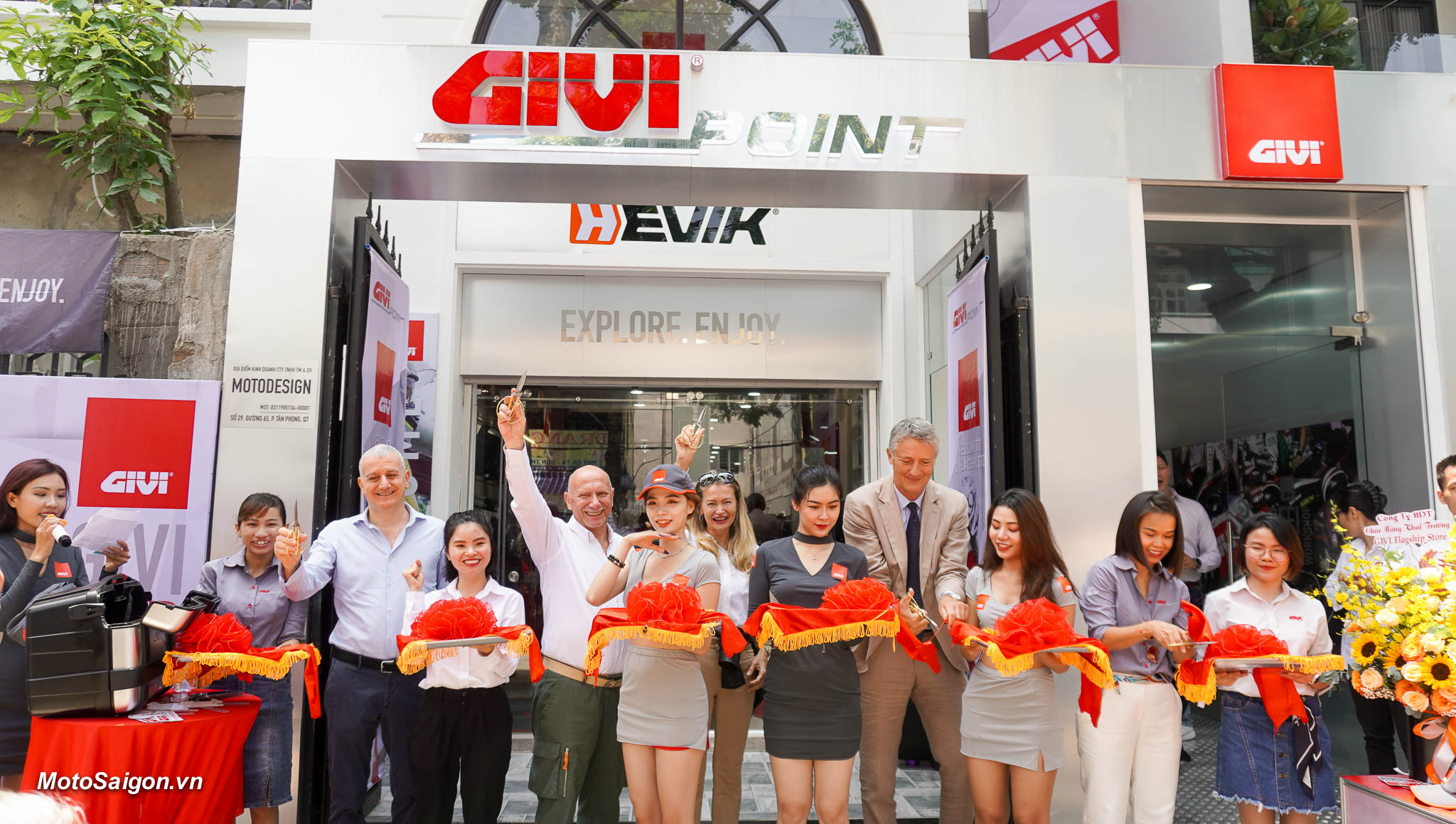 GIVI Việt Nam khai trương cửa hàng Givi Point Quận 7 với quy mô lớn