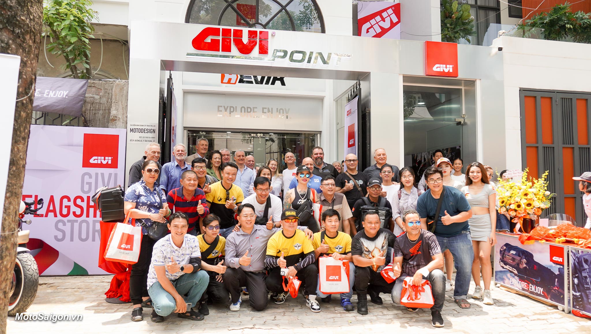 GIVI Việt Nam khai trương cửa hàng Givi Point Quận 7 với quy mô lớn