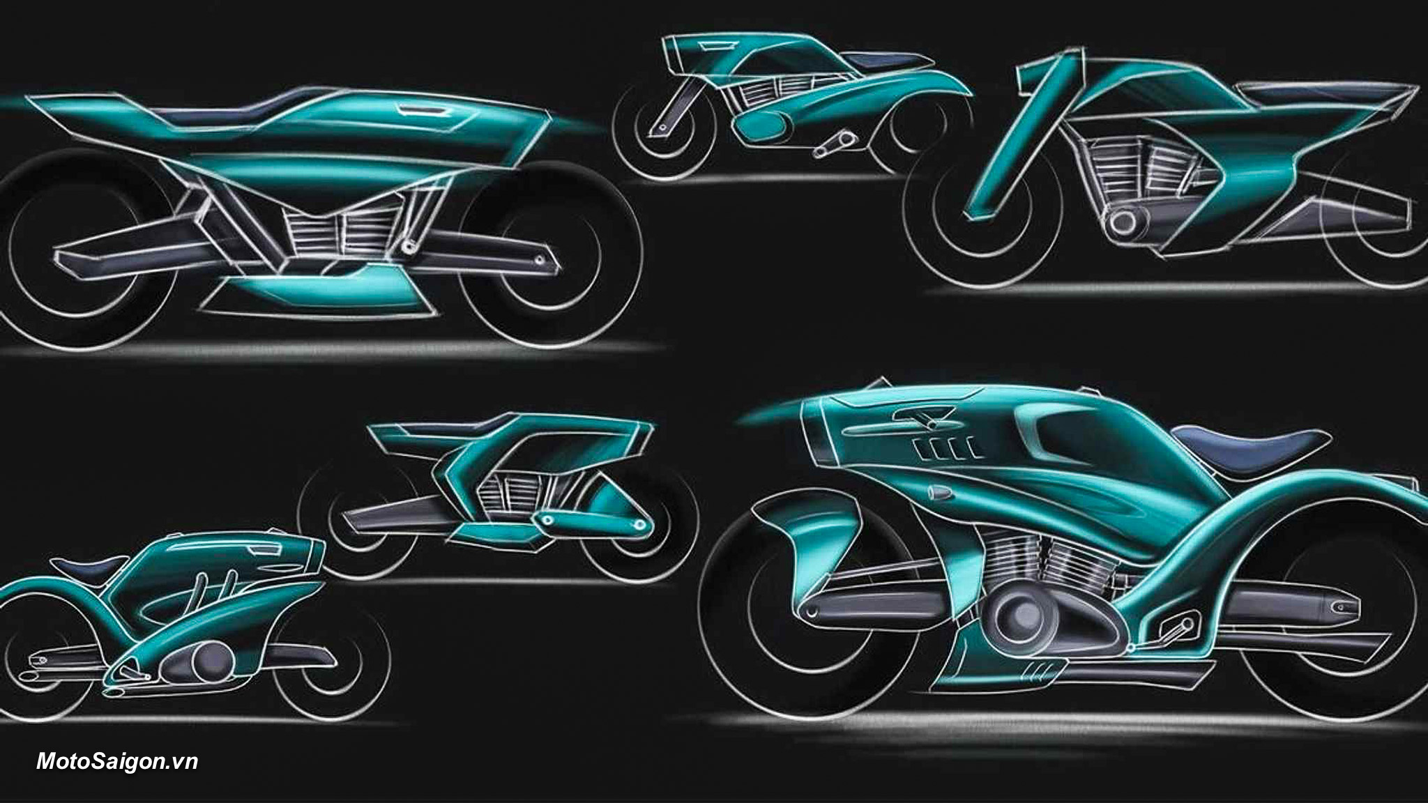 Harley-Davidson StreetFighter Concept có thiết kế ấn tượng của sinh viên Đài Loan