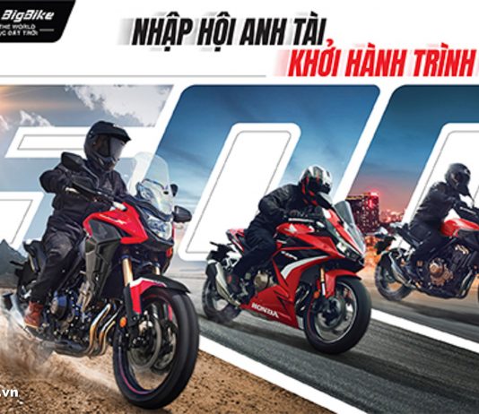 Honda công bố giá xe CBR500R CB500X CB500F 2023 trang bị phuộc Showa cao cấp