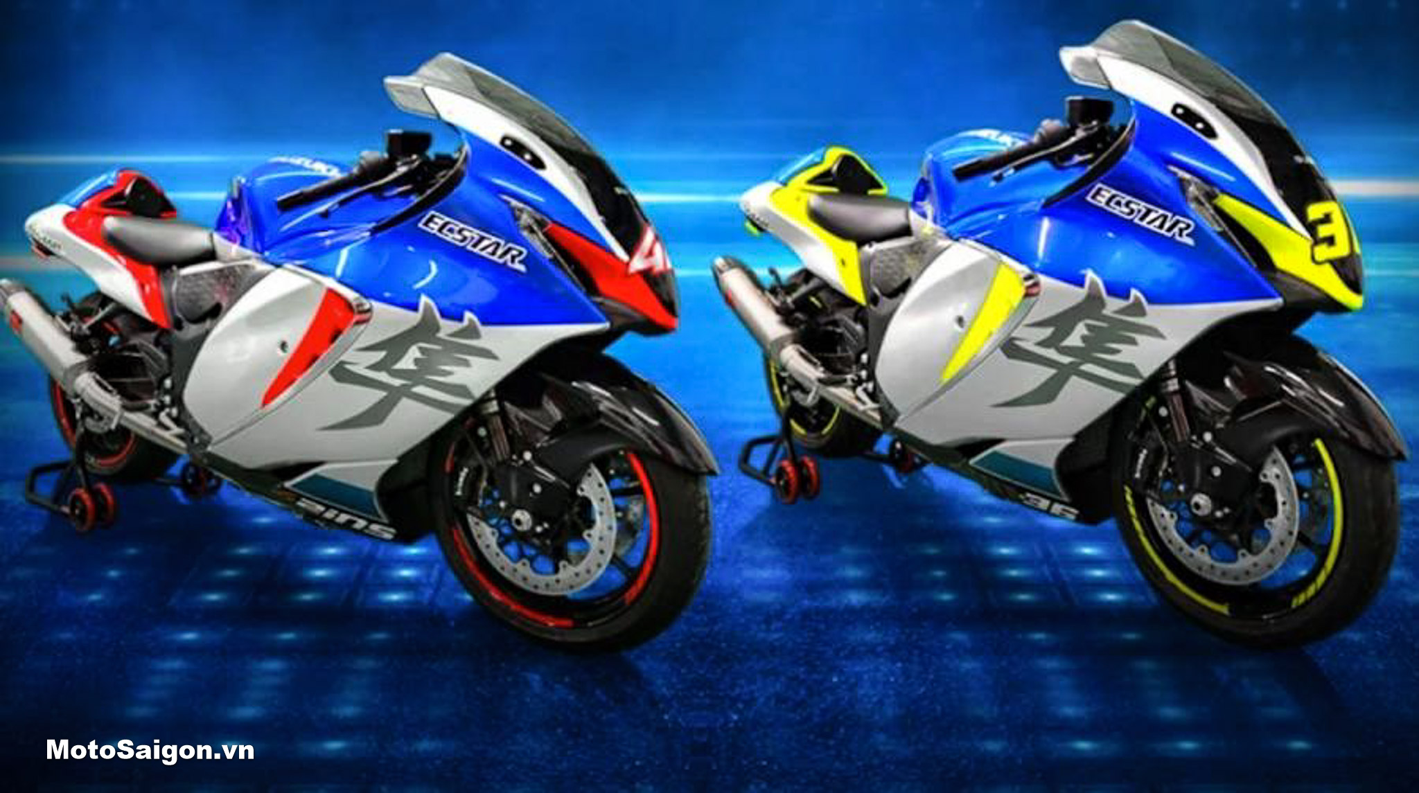 Hayabusa GP Edition 2023 được Suzuki ra mắt lấy ý tưởng từ 2 chiến mã MotoGP