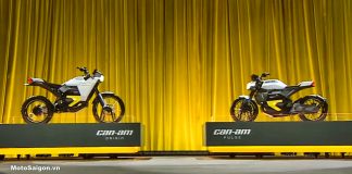 Can-Am ra mắt 2 mẫu xe mô tô điện Origin địa hình & Pulse đường phố