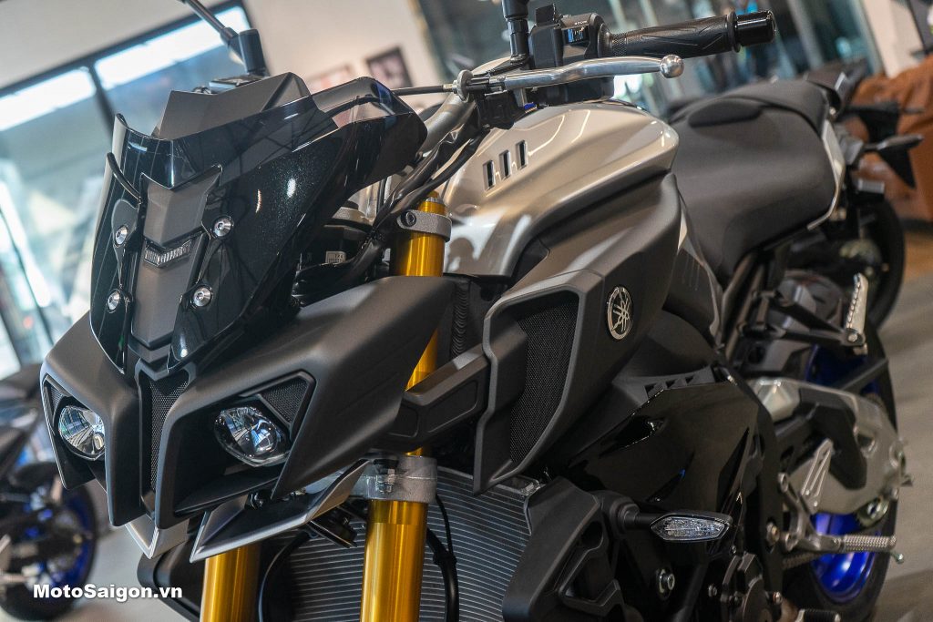 Déflecteur Aileron Mt-10 Aileron Avant Pour Yamaha MT-10 SP 2022-2025 - ABS Noir - Déflecteur Aérodynamique Aileron Carbone Moto Sportive