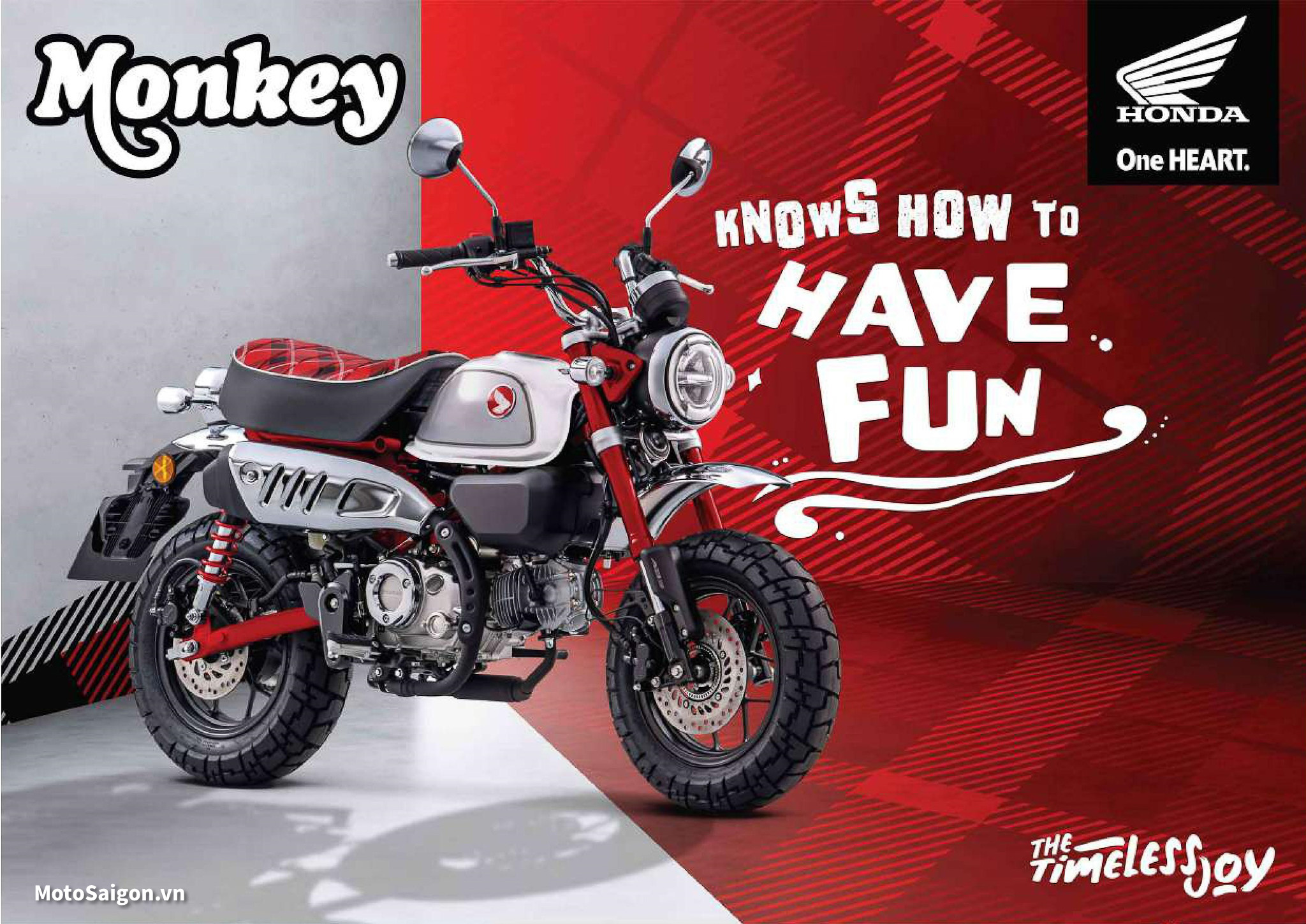 Xe khỉ Honda Monkey 125 khác biệt với dàn đồ chơi ngang ngửa chiếc SH125i
