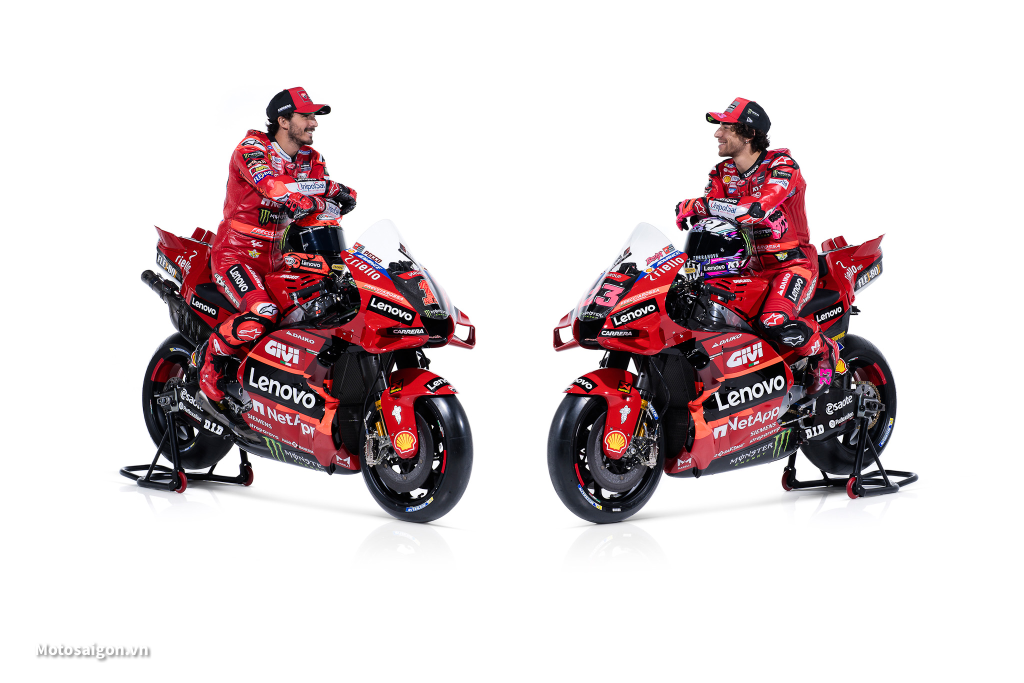 Ducati ra mắt đội đua MotoGP Lenovo Team và chiến mã GP Desmosedici 2023 -  Motosaigon