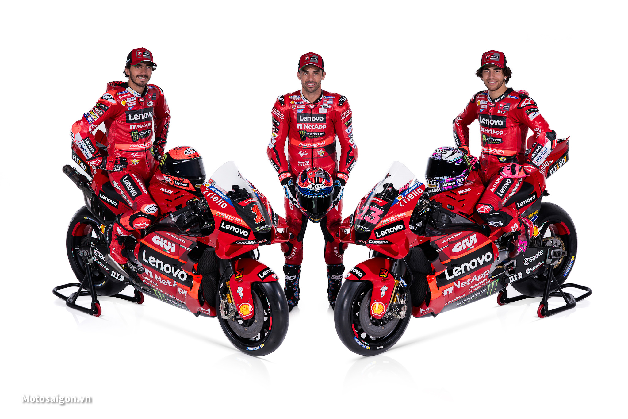 Ducati ra mắt đội đua MotoGP Lenovo Team và chiến mã GP Desmosedici 2023