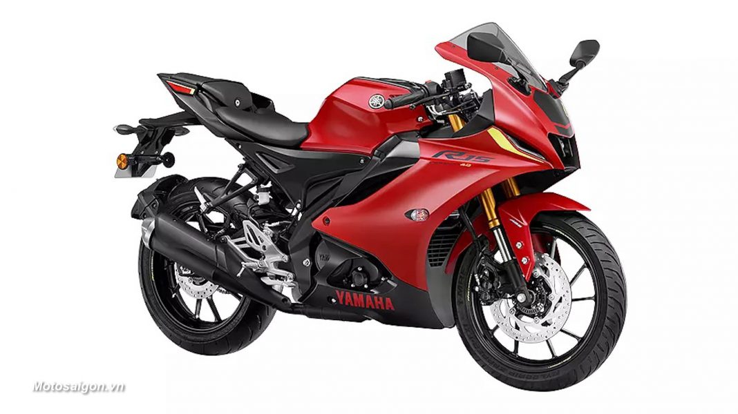 Yamaha ra mắt R15 v4 2023 màu đen vàng Dark Knight - Motosaigon