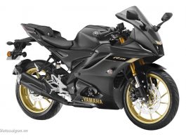Yamaha ra mắt R15 v4 2023 màu đen vàng Dark Knight