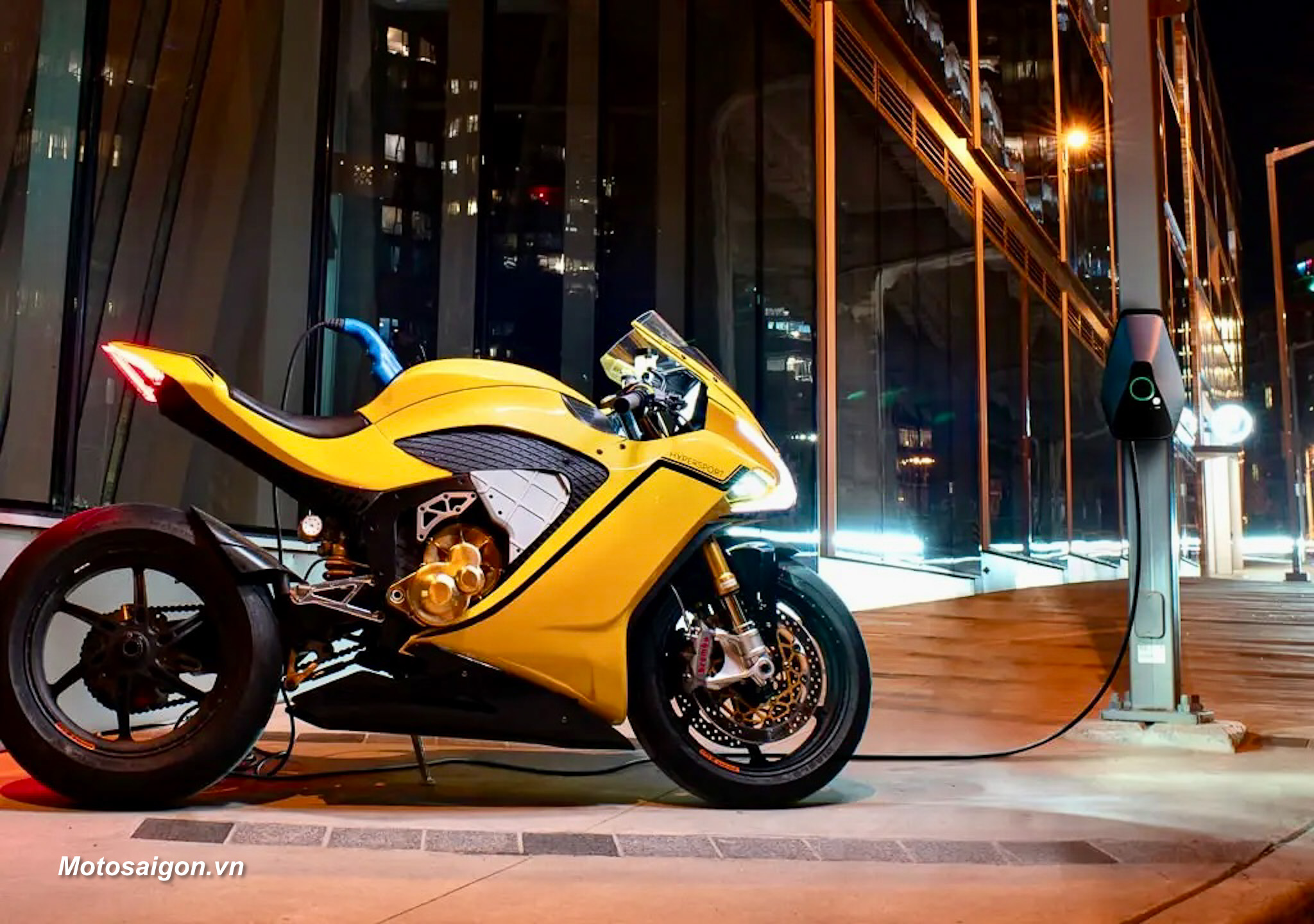 Damon Hypersport siêu mô tô điện 200hp có thể thay đổi tư thế lái