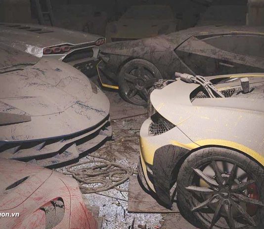 Thực hư dàn siêu xe cao cấp bị bỏ xó trong garage đầy bụi bậm