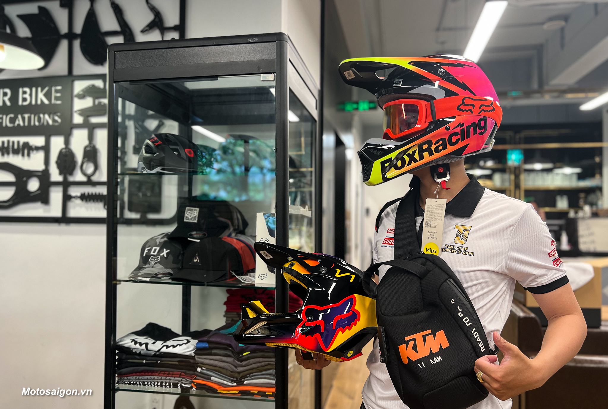 FOX Racing V1 Statk nón bảo hiểm dòng Motocross cao cấp đã về Việt Nam