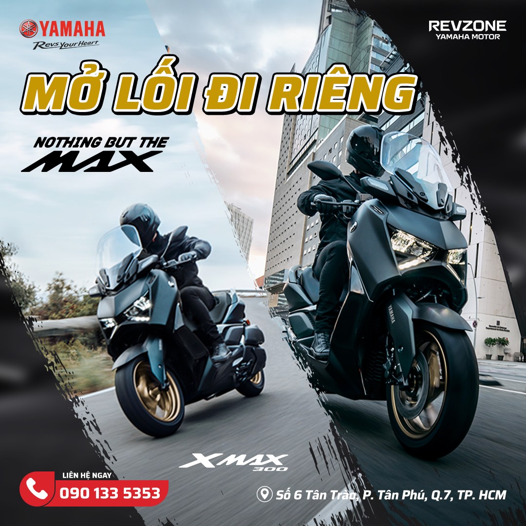 Yamaha XMAX 300 giá xe Xmax 300 2023 mới nhất đã được công bố