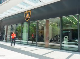Đột nhập Showroom Lamborghini HCMC nội thất nhập Ý hoàn toàn