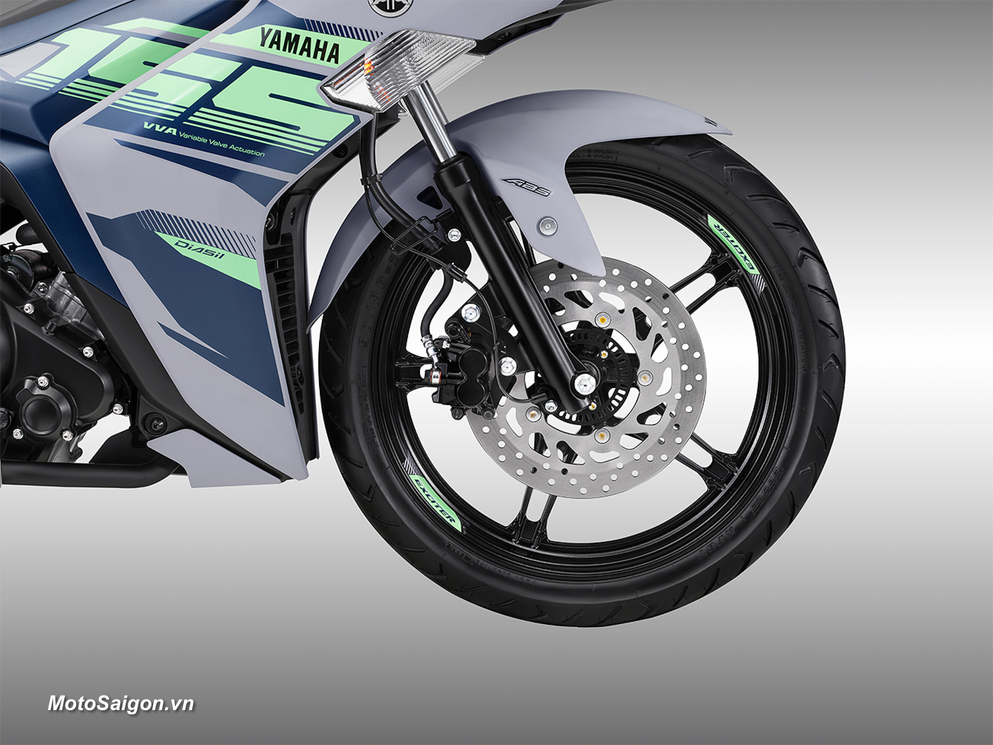 Hệ thống chống bó cứng phanh ABS được trang bị trên Yamaha Exciter phiên bản 2023