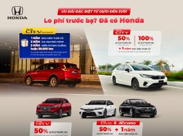 Honda Việt Nam tung chương trình Hỗ trợ phí trước bạ cho xe ô tô