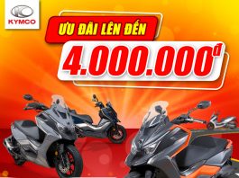 Kymco Việt Nam tung ưu đãi giá xe Xciting S350 dịp Tết Nguyên Đán 2024