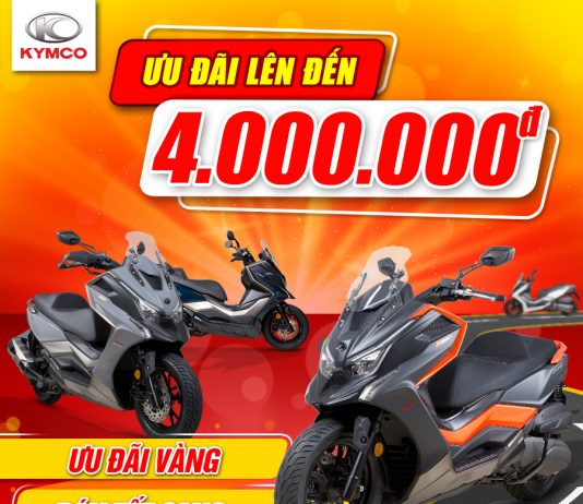 Kymco Việt Nam tung ưu đãi giá xe Xciting S350 dịp Tết Nguyên Đán 2024