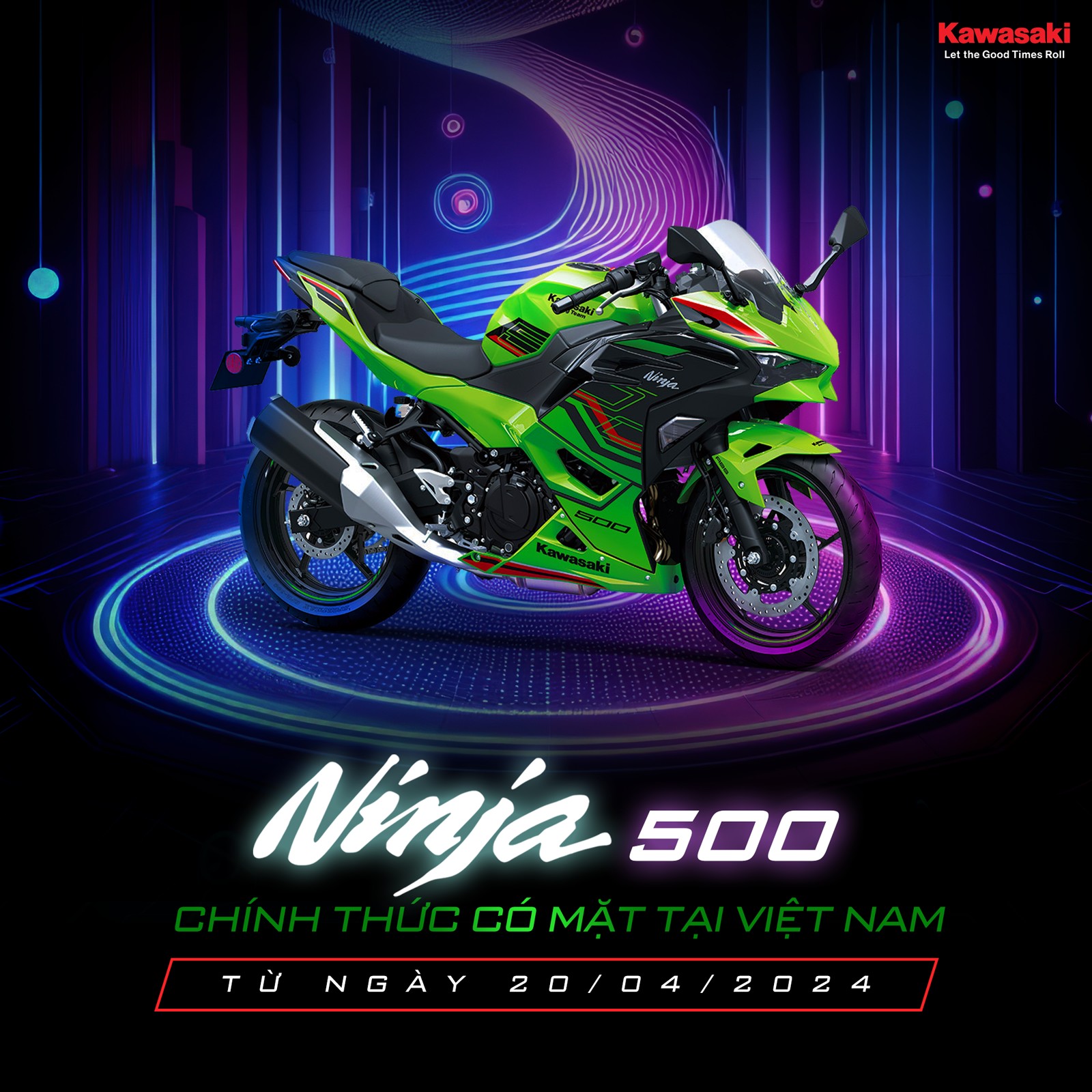 Kawasaki Ninja 500 giá xe Ninja 500 ABS đã được công bố