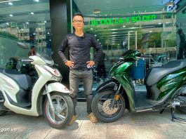 Honda Sh150i Sh125i Vetro trong suốt điểm qua giá xe tại Cub House