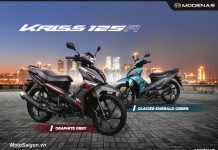 Modenas Kriss 125 Fi mẫu xe số giá rẻ cạnh tranh Future Jupiter