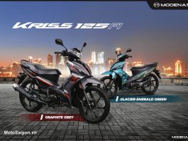 Modenas Kriss 125 Fi mẫu xe số giá rẻ cạnh tranh Future Jupiter