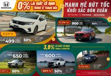 Honda tung ưu đãi hấp dẫn đáng giá cho xe ô tô đầu năm 2025