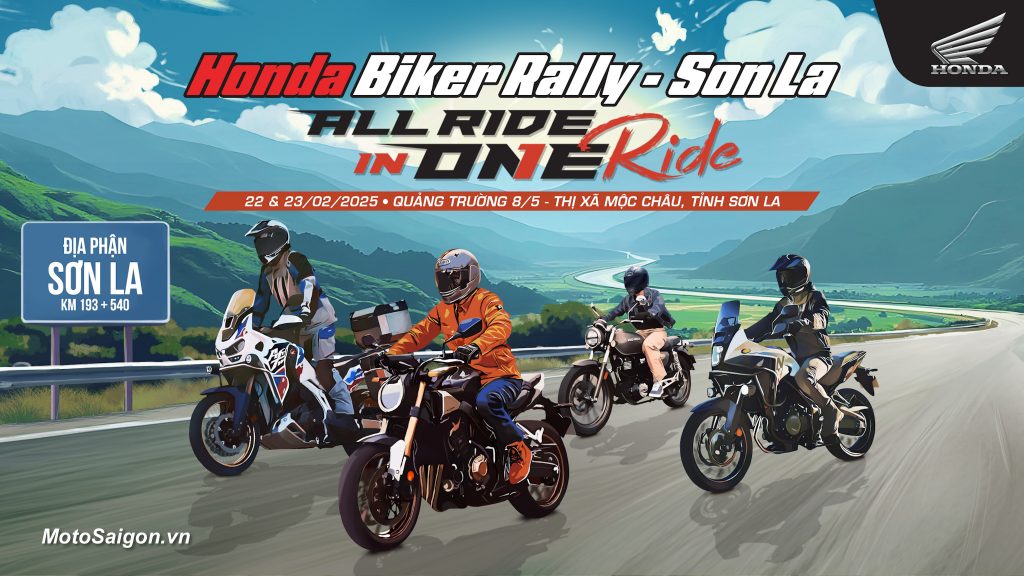 Honda Biker Rally Sơn La 2025 lần đầu tiên đổ bộ miền Bắc - All Ride in ...