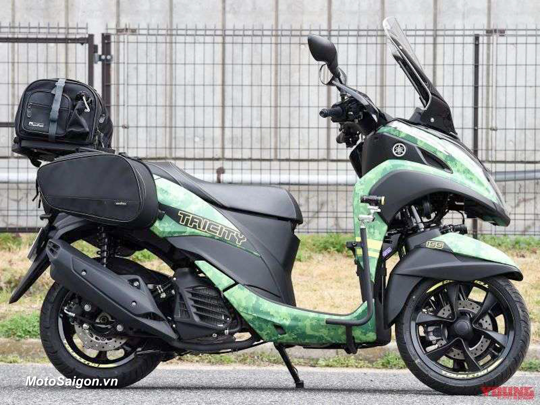 Tricity 155 xe tay ga 3 bánh lên phụ kiện Touring đáng giá Tricity 155 xe tay ga 3 bánh lên phụ kiện Touring đáng giá