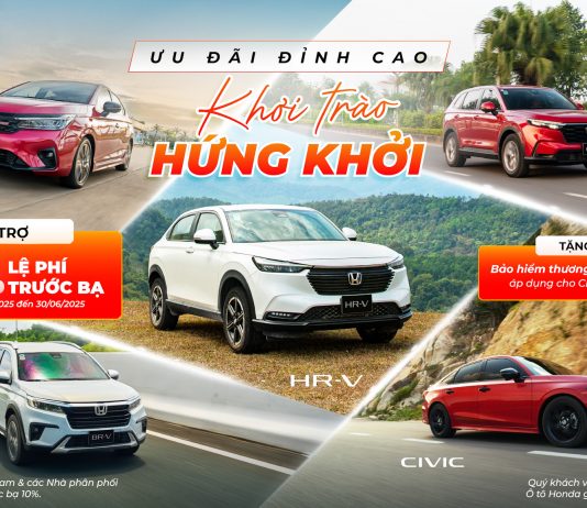 Giá xe Ô tô Honda được ưu đãi cực sốc trong tháng 6 năm 2025