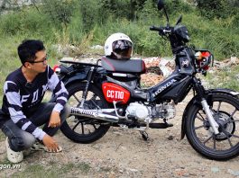 Honda CC110 Kumamon gấu đen Cross Cub 2025 nhập Nhật đánh giá xe