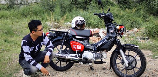Honda CC110 Kumamon gấu đen Cross Cub 2025 nhập Nhật đánh giá xe
