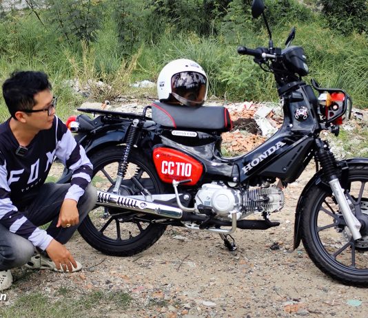 Honda CC110 Kumamon gấu đen Cross Cub 2025 nhập Nhật đánh giá xe