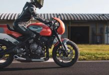 Triumph Trident 660 RS lộ diện với bộ kit Cafe Racer thời trang
