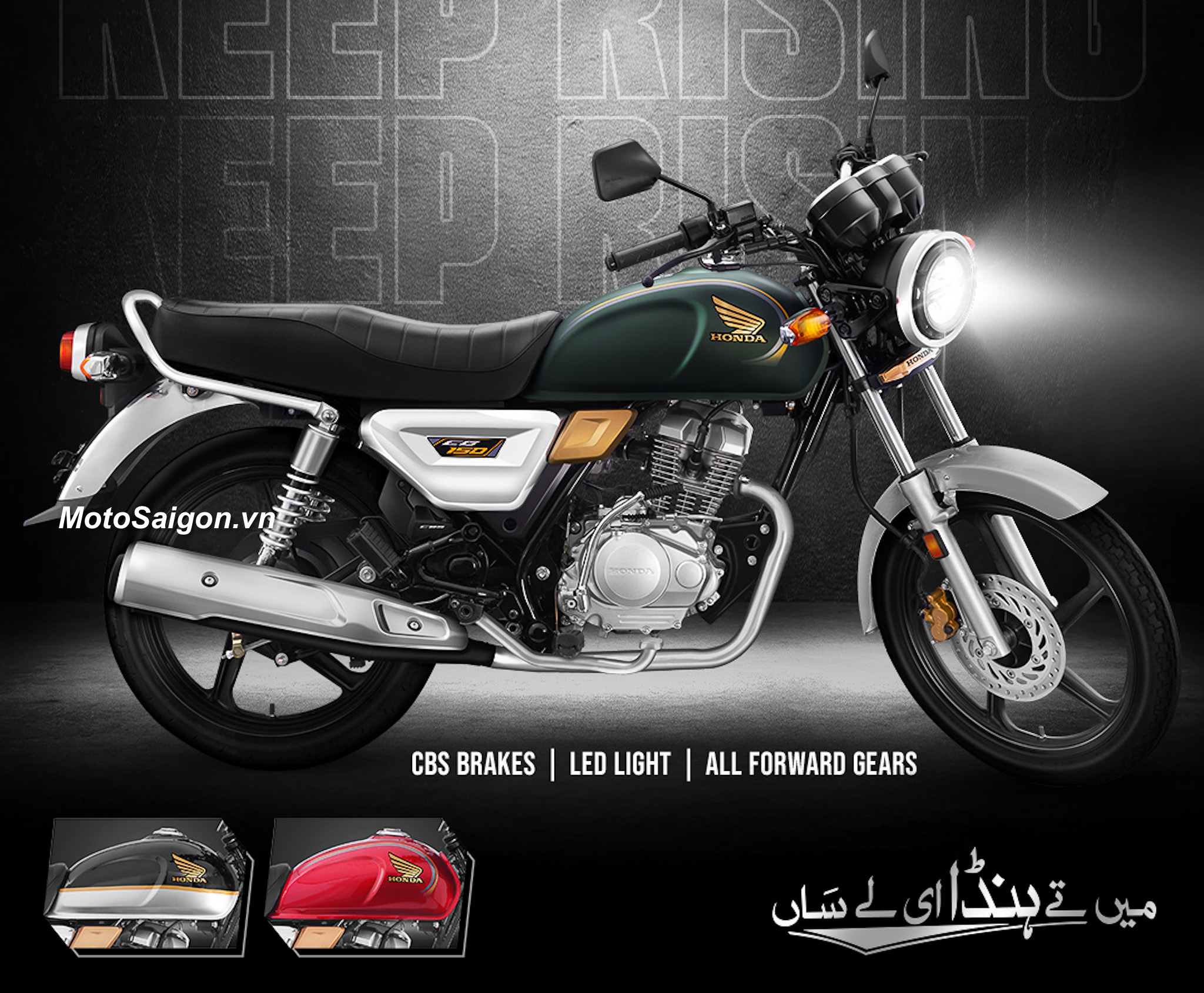 Honda CG150 2025 đàn anh của CG125 đã lộ diện giá bán hấp dẫn
