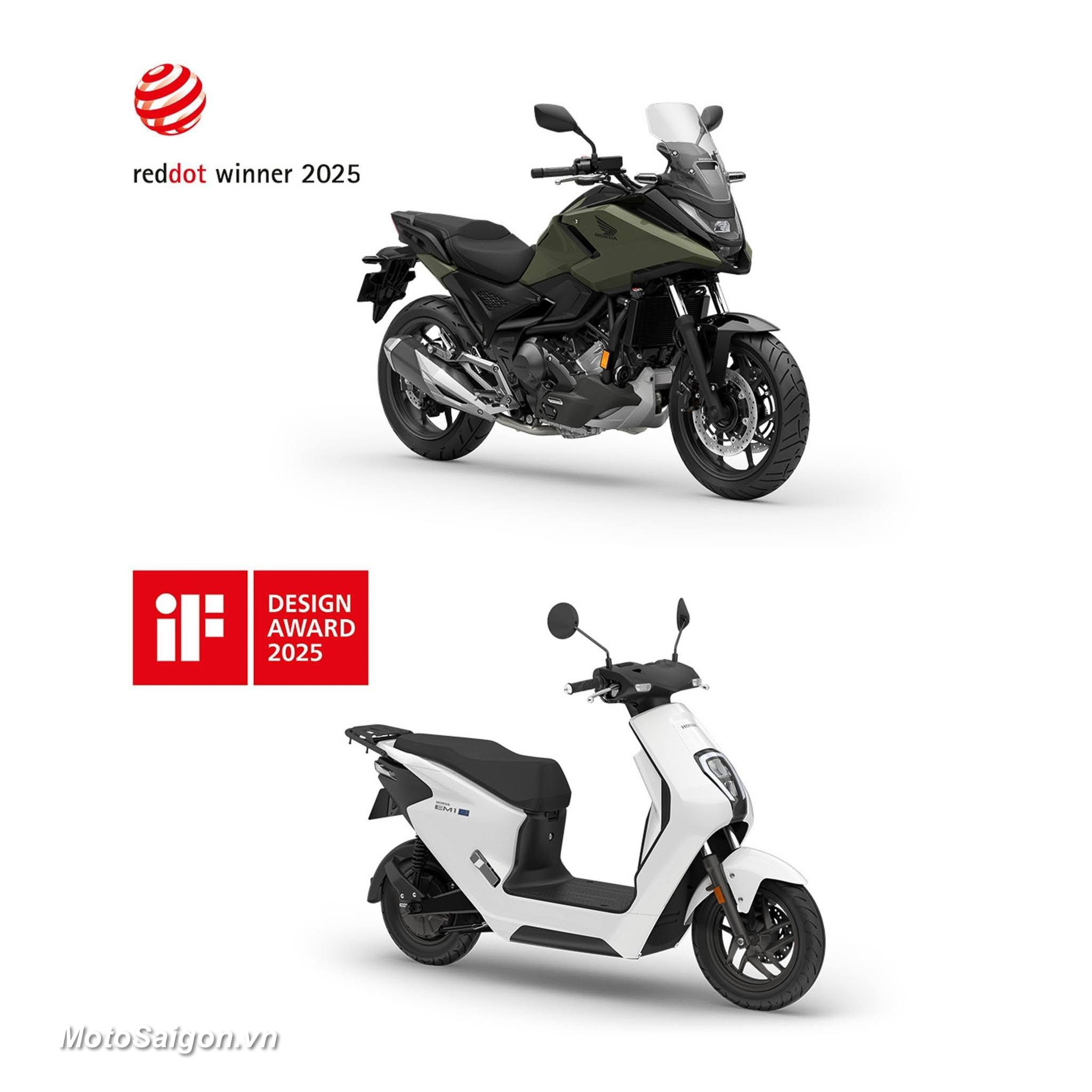 Honda NC750X 2025 đoạt giải thưởng thiết kế Red Dot Design Award