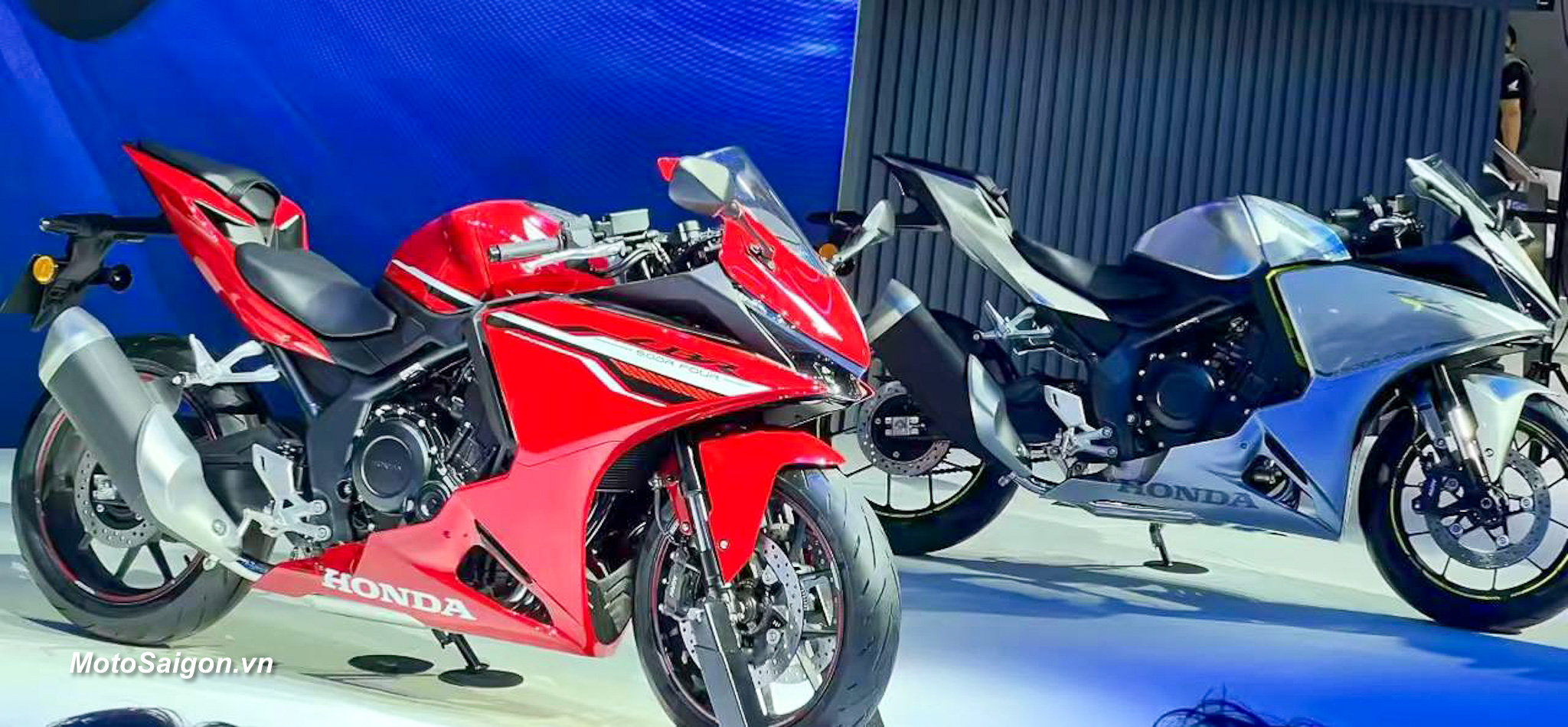 Honda CBR500R Four E-Clutch động cơ 4 xilanh ra mắt cùng CB500 SF