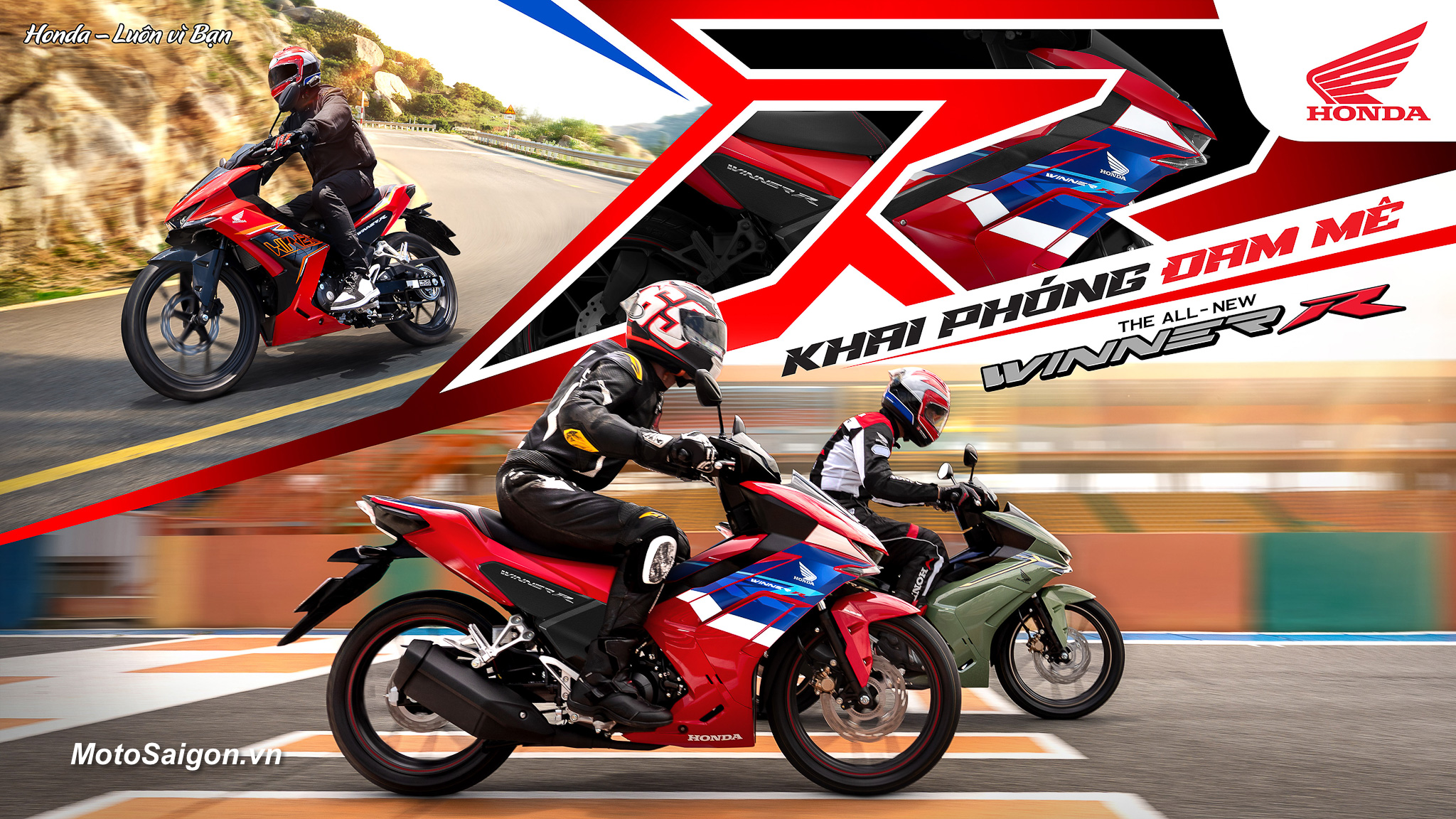 Honda Việt Nam công bố giá bán Winner R, ADV350, Rebel 1100 2025