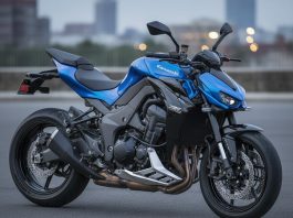 Kawasaki Z1100 2026 lộ diện thay thế Z1000 với động cơ mạnh hơn