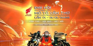 Đại hội Mô Tô Cần Thơ 2025 diễn ra tháng 12 có quy mô lớn nhất từ trước đến nay
