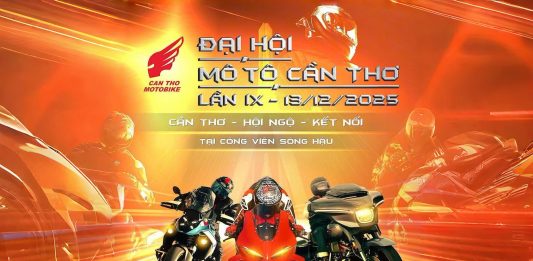 Đại hội Mô Tô Cần Thơ 2025 diễn ra tháng 12 có quy mô lớn nhất từ trước đến nay