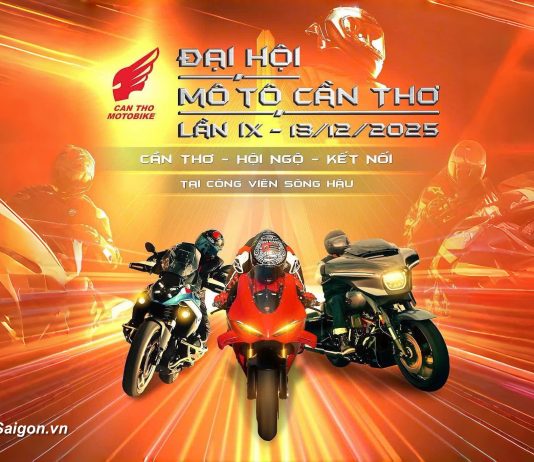 Đại hội Mô Tô Cần Thơ 2025 diễn ra tháng 12 có quy mô lớn nhất từ trước đến nay
