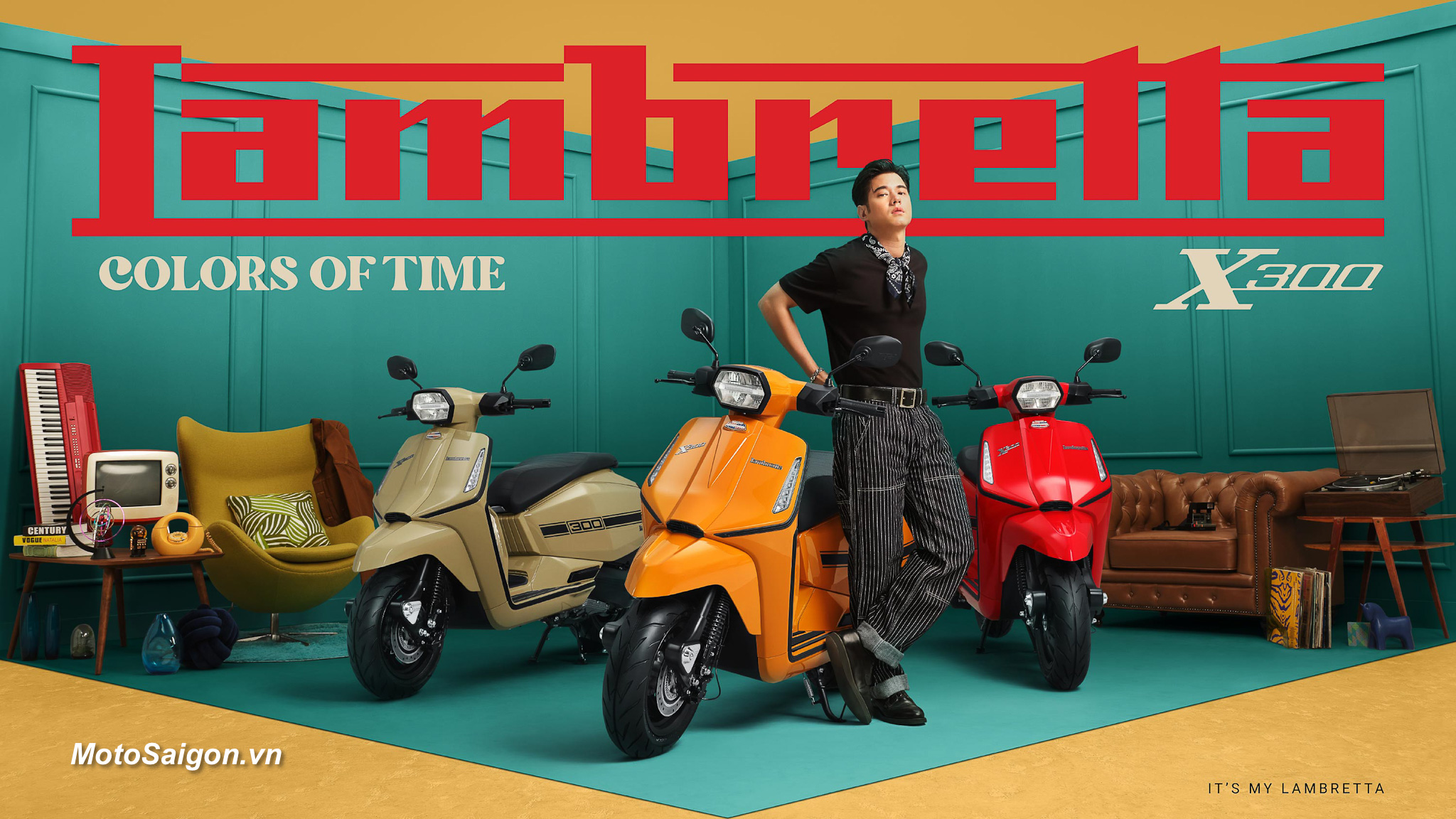 Lambretta X300 giá bán X300 mới nhất gồm 3 phiên bản SR, GP, GT