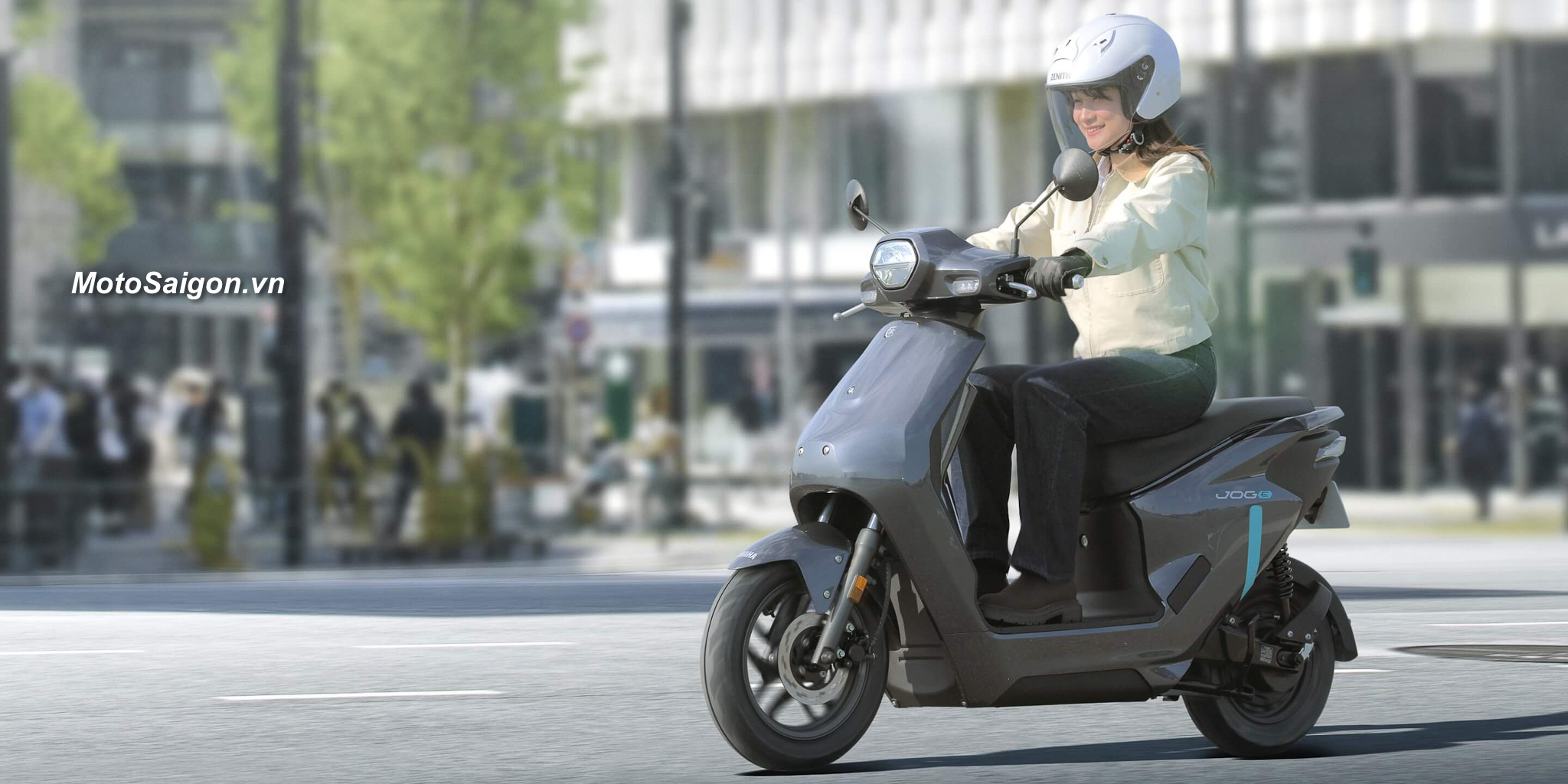 Yamaha JOG E xe điện pin tháo rời đi được 53km giá bán 45tr