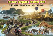 Caravan xuyên 4 nước Đông Dương đến với Lễ hội Songkran 2026