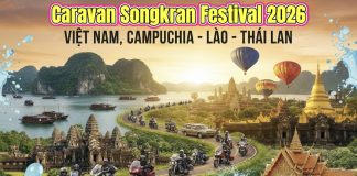 Caravan xuyên 4 nước Đông Dương đến với Lễ hội Songkran 2026