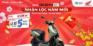 ICON e: bất ngờ được Honda Việt Nam tung ưu đãi đến 5 triệu đồng