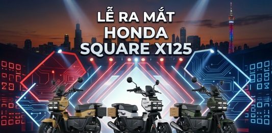 Xe tay ga hình hộp vuông Honda Square X125 chốt ngày ra mắt