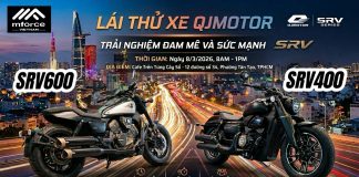 Cafe lái thử cặp đôi Cruiser QJMotor SRV400 - SRV600 hoàn toàn mới